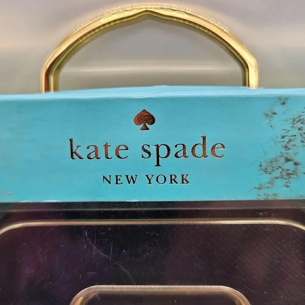 Kate Spade New York Phone Case Samsung Galaxy S8+ Black Wrap Faux Leather